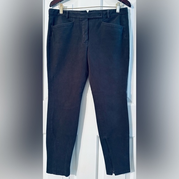 Loro Piana Pants - LORO PIANA 46 Made Italy Old Money Luxury Gray Riding Pant Ankle Zips French Fly